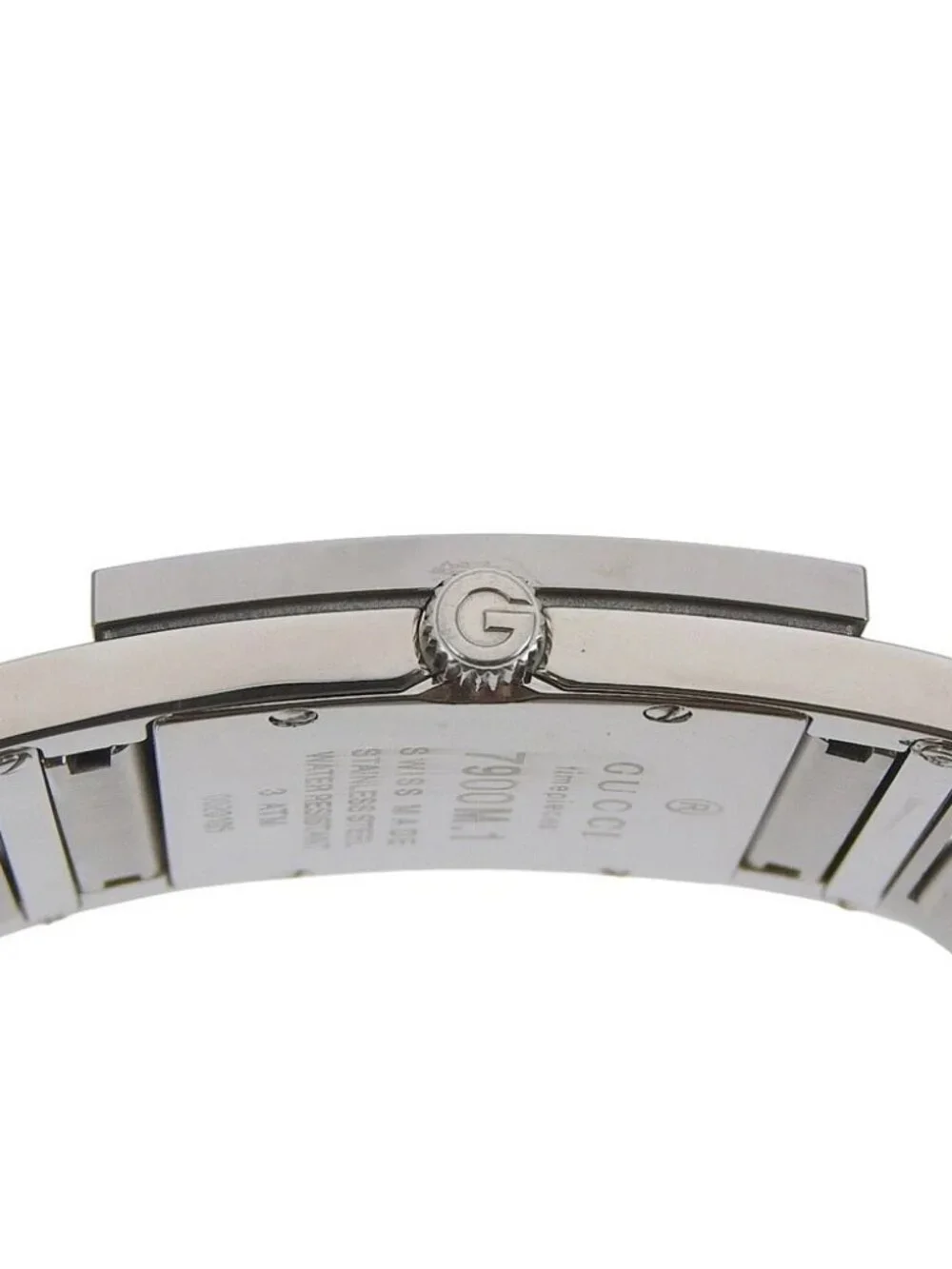 GUCCI G Metro Watches 7900M.1 blackDial Stainless Steel Quartz Analog disp...